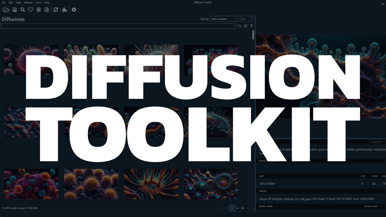 Diffusion Toolkit - A local Stable Diffusion Image viewer and Organizer